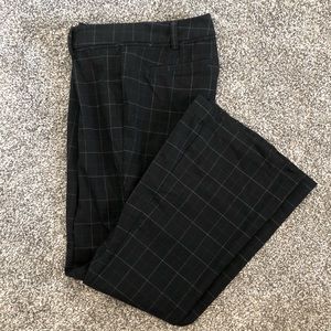 Work Dress Pants Grid Style